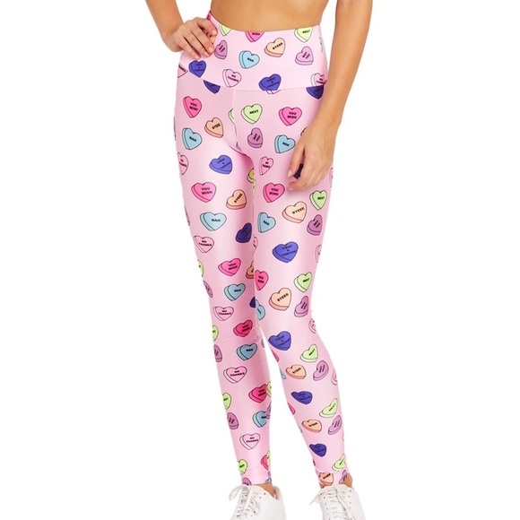 Goldsheep Pants - New Goldsheep Pink Candy Hearts Legging